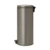 Brabantia NewIcon 30L Platinum Pedal Bin 1 Brabantia NewIcon 30L Platinum Pedal Bin -Dunelm Sales Store 30759324 alt01
