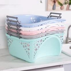 Minky 40L Stackable Laundry Basket 9 Minky 40L Stackable Laundry Basket -Dunelm Sales Store 30759328 alt03