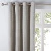 Dunelm Hava Chenille Sandstone Eyelet Curtains -Dunelm Sales Store 30760420