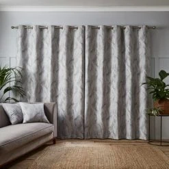 Dunelm Malawi Silver Eyelet Curtains 12 Dunelm Malawi Silver Eyelet Curtains -Dunelm Sales Store 30760430 alt04
