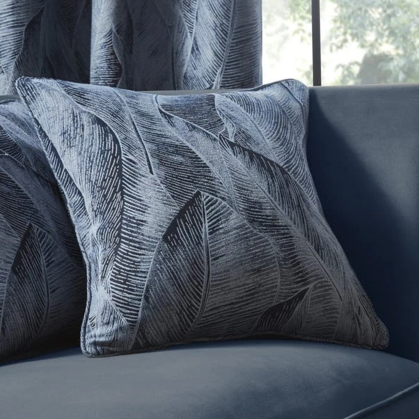 Dunelm Malawi Navy Eyelet Curtains 8 Dunelm Malawi Navy Eyelet Curtains - Image 6