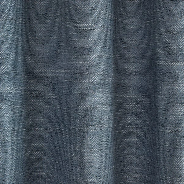 Churchgate Swithland Herringbone Ashley Blue Eyelet Curtains 5 Churchgate Swithland Herringbone Ashley Blue Eyelet Curtains - Image 3