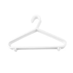 Dunelm Pack Of 10 White Baby Clothes Hangers