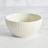 Dunelm Linear Embossed Porcelain Cereal Bowl 2 Dunelm Linear Embossed Porcelain Cereal Bowl -Dunelm Sales Store 30762587