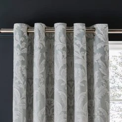 Dorma Florence Dusky Green Blackout Eyelet Curtains