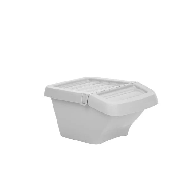 Wham Dunelm Stackable 30L Bin Silver 4 Wham Dunelm Stackable 30L Bin Silver - Image 2