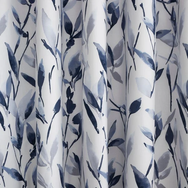 Dunelm Zen Blue Blackout Eyelet Curtains 5 Dunelm Zen Blue Blackout Eyelet Curtains - Image 3