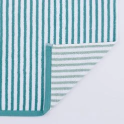 Dunelm Kingfisher And Mint Striped Towel 12 Dunelm Kingfisher And Mint Striped Towel -Dunelm Sales Store 30766386 alt04