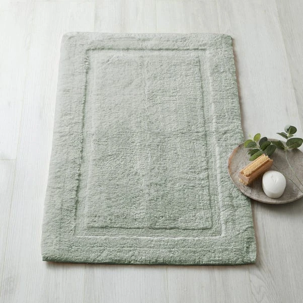 Dorma Sumptuously Soft Grey Green Bath Mat 3 Dorma Sumptuously Soft Grey Green Bath Mat