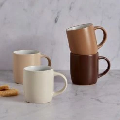 Dunelm Set Of 4 Neutral Mug 6 Dunelm Set Of 4 Neutral Mug -Dunelm Sales Store 30767270 alt01