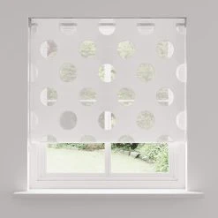 Dunelm Spotty Day And Night White Roller Blind 11 Dunelm Spotty Day And Night White Roller Blind -Dunelm Sales Store 30767463 alt04