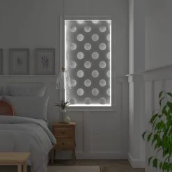 Dunelm Spotty Day And Night White Roller Blind 13 Dunelm Spotty Day And Night White Roller Blind -Dunelm Sales Store 30767463 alt09
