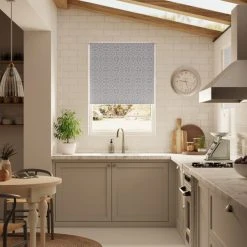 Dunelm Purity Tile Blue Moisture Resistant Daylight Roller Blind 8 Dunelm Purity Tile Blue Moisture Resistant Daylight Roller Blind -Dunelm Sales Store 30767468 alt01