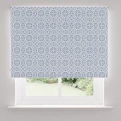 Dunelm Purity Tile Blue Moisture Resistant Daylight Roller Blind 11 Dunelm Purity Tile Blue Moisture Resistant Daylight Roller Blind -Dunelm Sales Store 30767468 alt05