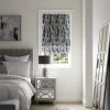 Dunelm Abstract Global Blue Roman Blind