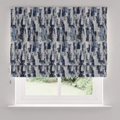 Dunelm Abstract Global Blue Roman Blind 11 Dunelm Abstract Global Blue Roman Blind -Dunelm Sales Store 30767508 alt05