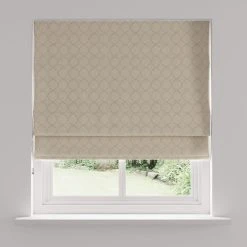 Dunelm Chenille Ogee Cream Roman Blind -Dunelm Sales Store 30767568 alt05
