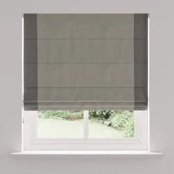 Dunelm Luna Bordered Mid Grey And Charcoal Roman Blind 10 Dunelm Luna Bordered Mid Grey And Charcoal Roman Blind -Dunelm Sales Store 30767583 alt04