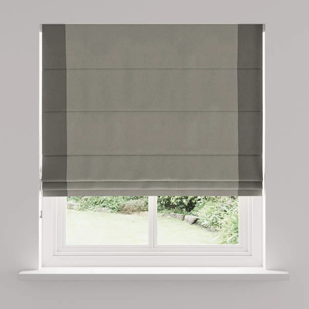 Dunelm Luna Bordered Mid Grey And Charcoal Roman Blind 6 Dunelm Luna Bordered Mid Grey And Charcoal Roman Blind - Image 4