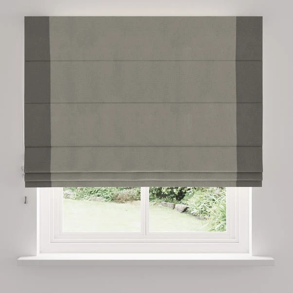 Dunelm Luna Bordered Mid Grey And Charcoal Roman Blind 7 Dunelm Luna Bordered Mid Grey And Charcoal Roman Blind - Image 5