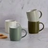 Dunelm Set Of 4 Green Mugs -Dunelm Sales Store 30767595