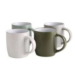 Dunelm Set Of 4 Green Mugs 6 Dunelm Set Of 4 Green Mugs -Dunelm Sales Store 30767595 alt01