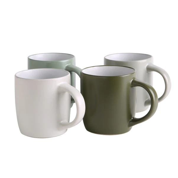 Dunelm Set Of 4 Green Mugs 4 Dunelm Set Of 4 Green Mugs - Image 2