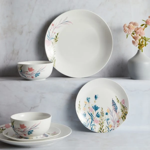 Dunelm Floral 12 Piece Dinner Set 3 Dunelm Floral 12 Piece Dinner Set