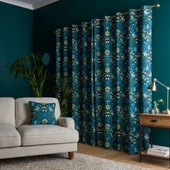 Dunelm Ruskin Bottle Green Eyelet Curtains 11 Dunelm Ruskin Bottle Green Eyelet Curtains -Dunelm Sales Store 30768060 alt04