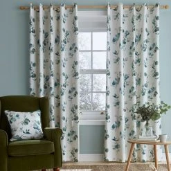 Dunelm Eucalyptus Green Eyelet Curtain 9 Dunelm Eucalyptus Green Eyelet Curtain -Dunelm Sales Store 30768099 alt01
