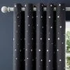 Dunelm Black Outer Space Stars Thermal Blackout Eyelet Curtains 1 Dunelm Black Outer Space Stars Thermal Blackout Eyelet Curtains -Dunelm Sales Store 30768205