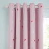 Dunelm Pink Unicorn Stars Blackout Eyelet Curtains -Dunelm Sales Store 30768207