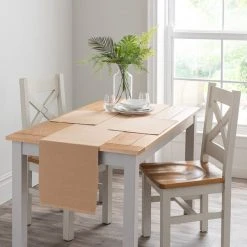 Dunelm Set Of 2 Recycled Ribbed Placemats