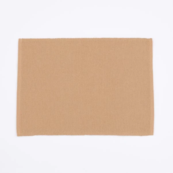 Dunelm Set Of 2 Recycled Ribbed Placemats 4 Dunelm Set Of 2 Recycled Ribbed Placemats - Image 2