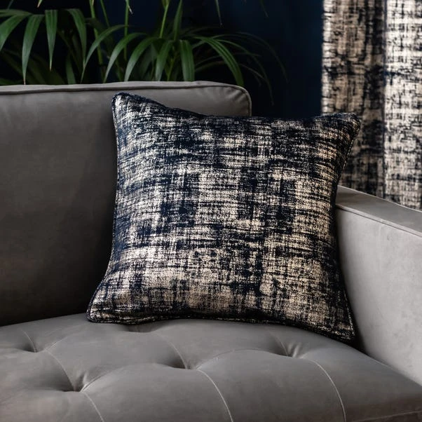 Dunelm Romano Navy Velour Eyelet Curtains 8 Dunelm Romano Navy Velour Eyelet Curtains - Image 6