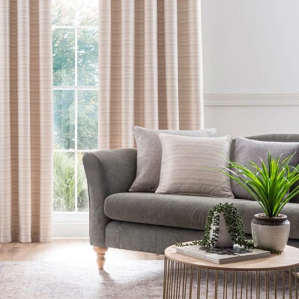 Dunelm Cali Natural Eyelet Curtains 6 Dunelm Cali Natural Eyelet Curtains - Image 4