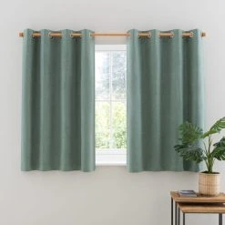 Dunelm Luna Brushed Lilypad Blackout Eyelet Curtains 13 Dunelm Luna Brushed Lilypad Blackout Eyelet Curtains -Dunelm Sales Store 30769326 alt05