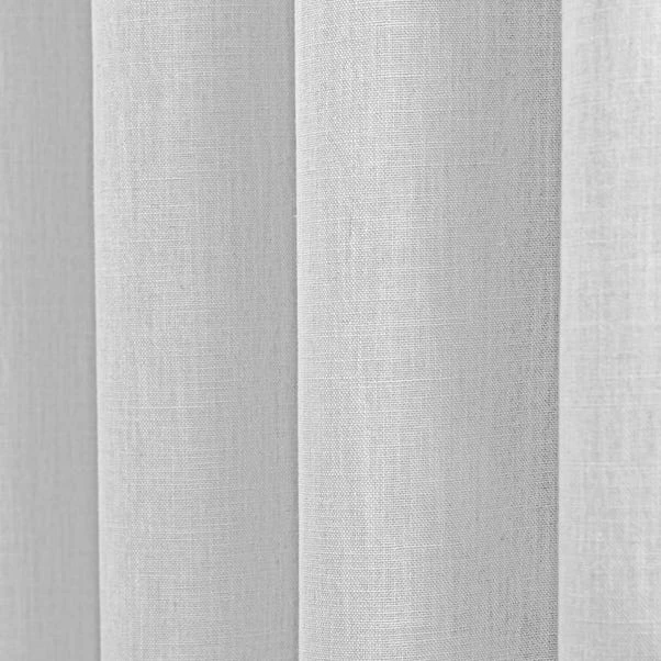 Dunelm Ultra Blackout Touch Of Linen Ivory Eyelet Curtains 5 Dunelm Ultra Blackout Touch Of Linen Ivory Eyelet Curtains - Image 3