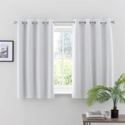 Dunelm Ultra Blackout Touch Of Linen Ivory Eyelet Curtains 13 Dunelm Ultra Blackout Touch Of Linen Ivory Eyelet Curtains -Dunelm Sales Store 30769371 alt05