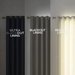 Dunelm Ultra Blackout Touch Of Linen Natural Eyelet Curtains 13 Dunelm Ultra Blackout Touch Of Linen Natural Eyelet Curtains -Dunelm Sales Store 30769372 alt08