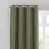 Luxury Collection Chenille Olive Eyelet Curtains 2 Luxury Collection Chenille Olive Eyelet Curtains -Dunelm Sales Store 30769402