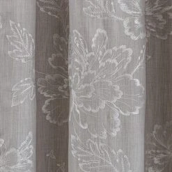 Dunelm Flourish Grey Pencil Pleat Curtains -Dunelm Sales Store 30769442 alt02