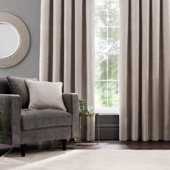 Dunelm Ultra Blackout Natural Chenille Eyelet Curtains 11 Dunelm Ultra Blackout Natural Chenille Eyelet Curtains -Dunelm Sales Store 30769501 alt03