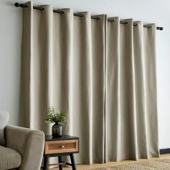 Dunelm Adley 100% Cotton Mushroom Eyelet Curtains 10 Dunelm Adley 100% Cotton Mushroom Eyelet Curtains -Dunelm Sales Store 30769527 alt04
