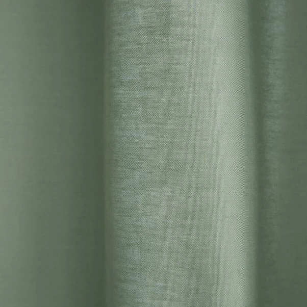 Dunelm Adley 100% Cotton Sage Eyelet Curtains 5 Dunelm Adley 100% Cotton Sage Eyelet Curtains - Image 3