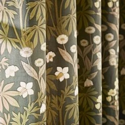 Natural History Museum Meadow Floral Natural Eyelet Curtains 10 Natural History Museum Meadow Floral Natural Eyelet Curtains -Dunelm Sales Store 30769664 alt02
