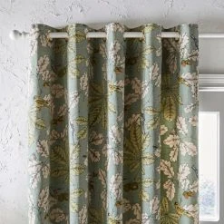 Natural History Museum Arboretum Lilypad Eyelet Curtains