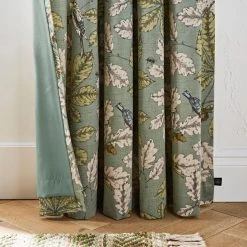 Natural History Museum Arboretum Lilypad Eyelet Curtains -Dunelm Sales Store 30769683 alt06