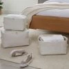 Dunelm Set Of 3 Fabric Storage Bags Cream 2 Dunelm Set Of 3 Fabric Storage Bags Cream -Dunelm Sales Store 30769833