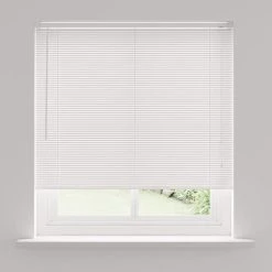 Dunelm Sales Store 22 Dunelm White 25mm Slats PVC Venetian Blind